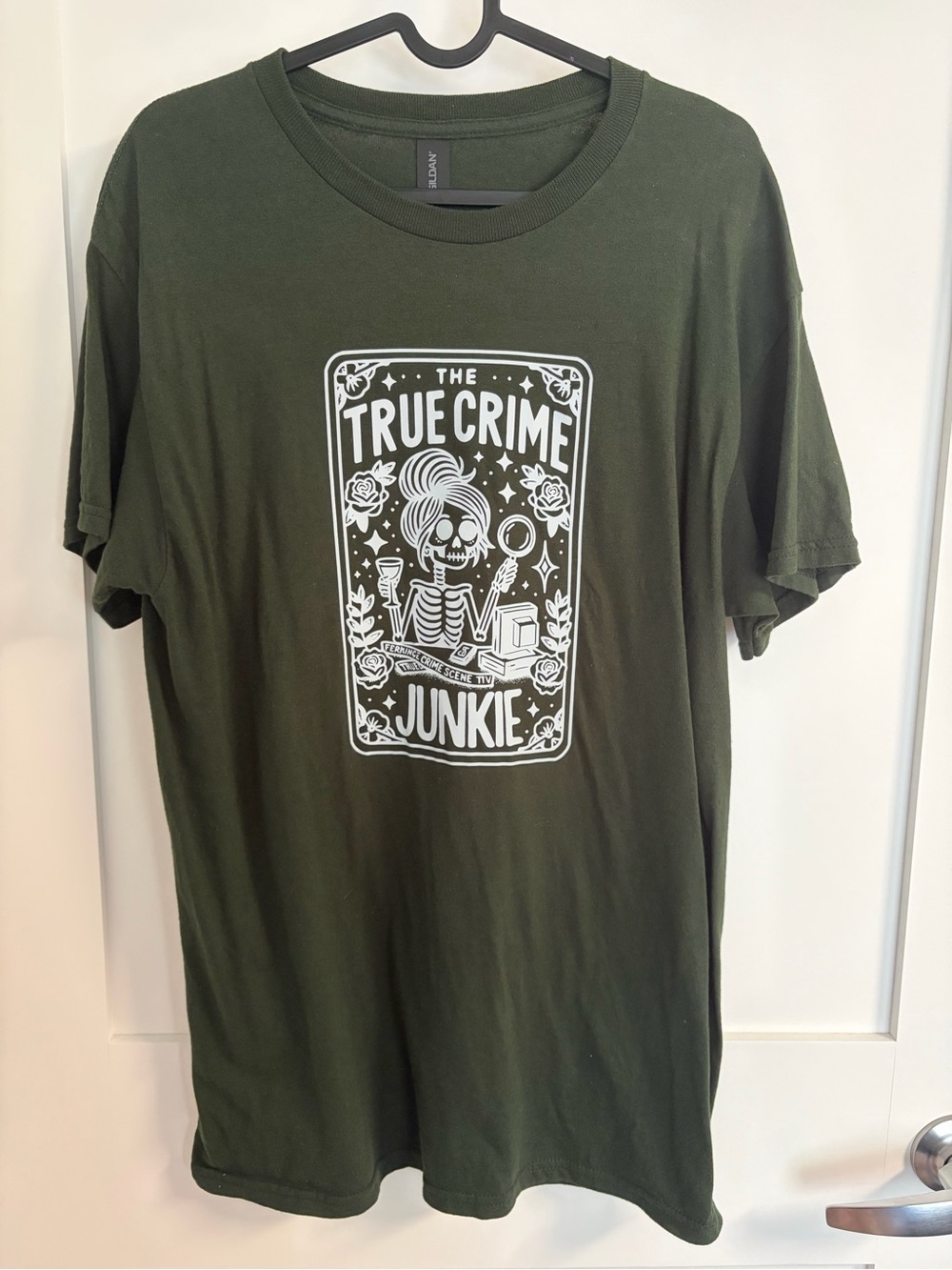 Handmade/Printed True Crime Junkie Graphic Tee